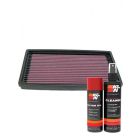 K&N Air Filter 33-2819 + Aerosol Recharge Kit