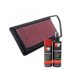 K&N Air Filter 33-2840 + Aerosol Recharge Kit
