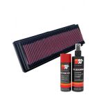 K&N Air Filter 33-2844 + Aerosol Recharge Kit