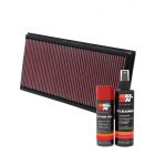 K&N Air Filter 33-2857 + Aerosol Recharge Kit