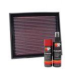 K&N Air Filter 33-2873 + Aerosol Recharge Kit