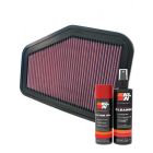 K&N Air Filter 33-2919 + Aerosol Recharge Kit