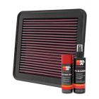 K&N Air Filter 33-2951 + Aerosol Recharge Kit