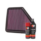 K&N Air Filter 33-2953 + Aerosol Recharge Kit