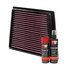 K&N Air Filter 33-2955 + Aerosol Recharge Kit