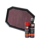 K&N Air Filter 33-2970 + Aerosol Recharge Kit