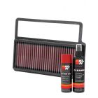K&N Air Filter 33-3014 + Aerosol Recharge Kit