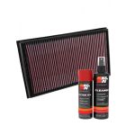K&N Air Filter 33-3036 + Aerosol Recharge Kit