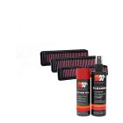 K&N Air Filter 33-3160 + Aerosol Recharge Kit