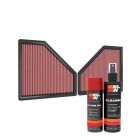 K&N Air Filter 33-3171 + Aerosol Recharge Kit