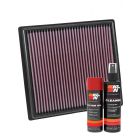 K&N Air Filter 33-5030 + Aerosol Recharge Kit