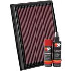 K&N Air Filter 33-5048 + Aerosol Recharge Kit