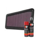 K&N Air Filter 33-5067 + Aerosol Recharge Kit