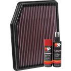 K&N Air Filter 33-5083 + Aerosol Recharge Kit