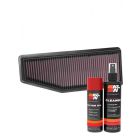 K&N Air Filter 33-5088 + Aerosol Recharge Kit