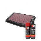 K&N Air Filter 33-5109 + Aerosol Recharge Kit