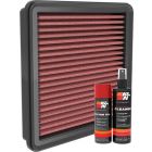 K&N Air Filter 33-5118 + Aerosol Recharge Kit