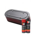 K&N Air Filter 56-1770-2 + Aerosol Recharge Kit