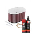 K&N Air Filter 56-9107 + Aerosol Recharge Kit