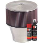 K&N Air Filter 58-1191 + Aerosol Recharge Kit