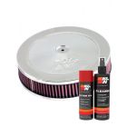 K&N Air Filter 59-3264 + Aerosol Recharge Kit