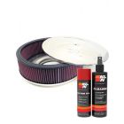 K&N Air Filter 59-3414 + Aerosol Recharge Kit