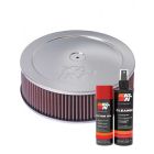 K&N Air Filter 60-1180 + Aerosol Recharge Kit