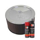 K&N Air Filter 60-1220 + Aerosol Recharge Kit
