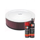 K&N Air Filter 60-1230 + Aerosol Recharge Kit