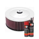 K&N Air Filter 60-1330 + Aerosol Recharge Kit