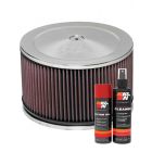 K&N Air Filter 60-1366 + Aerosol Recharge Kit