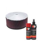 K&N Air Filter 60-1460 + Aerosol Recharge Kit