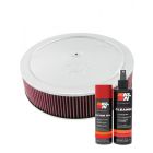 K&N Air Filter 60-1641 + Aerosol Recharge Kit