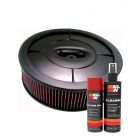K&N Air Filter 61-2000 + Aerosol Recharge Kit