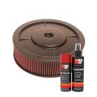 K&N Air Filter 61-4000 + Aerosol Recharge Kit