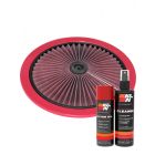 K&N Air Filter 66-1401XR + Aerosol Recharge Kit