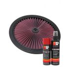 K&N Air Filter 66-1601 + Aerosol Recharge Kit
