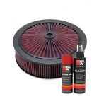 K&N Air Filter 66-3020 + Aerosol Recharge Kit