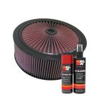 K&N Air Filter 66-3030 + Aerosol Recharge Kit
