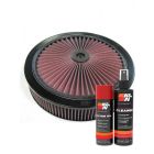 K&N Air Filter 66-3040 + Aerosol Recharge Kit