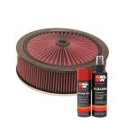K&N Air Filter 66-3080 + Aerosol Recharge Kit