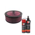 K&N Air Filter 66-3090 + Aerosol Recharge Kit