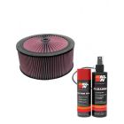 K&N Air Filter 66-3100 + Aerosol Recharge Kit