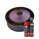 K&N Air Filter 66-3120 + Aerosol Recharge Kit