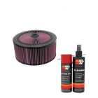 K&N Air Filter 66-3140 + Aerosol Recharge Kit