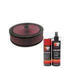 K&N Air Filter 66-3200 + Aerosol Recharge Kit