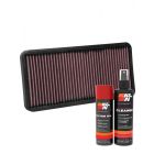 K&N Air Filter AL-1015 + Aerosol Recharge Kit
