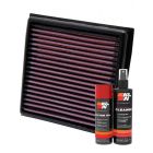 K&N Air Filter BA-1801 + Aerosol Recharge Kit