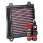 K&N Air Filter BA-3717 + Aerosol Recharge Kit