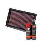 K&N Air Filter BM-1010R + Aerosol Recharge Kit